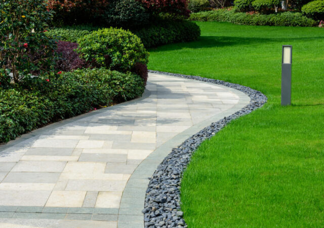 garden-path-made-with-pavers-and-gravel